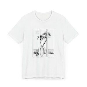 Beach Vibes Shirt – Palm Tree Surf Graphic Tee